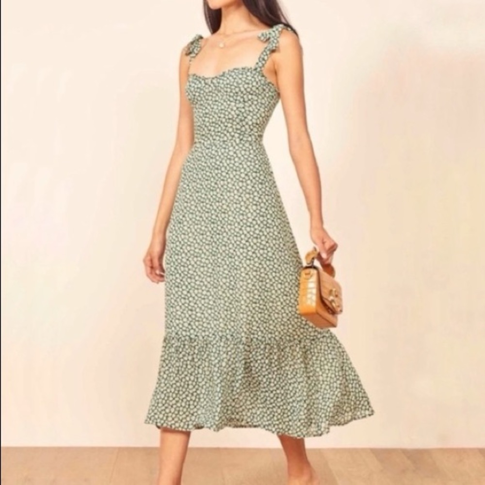 Reformation Nikita Dress in “Venezeula”